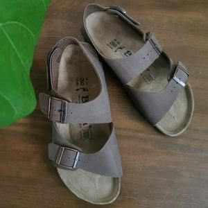 Brand new never worn Milano Birkenstock sandals